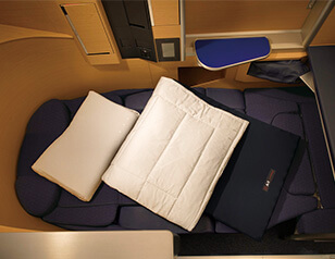 First Class Cabin on All Nippon Airways International Flights